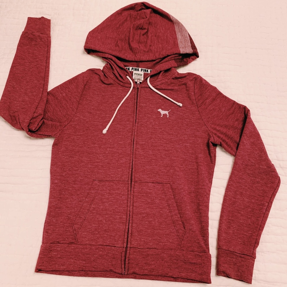 PINK zip-up hoodie